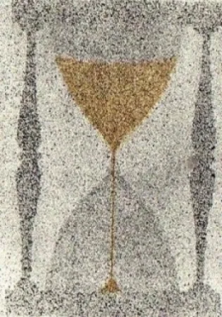 Etching And Aquatint Ruscha - Reloj de arena 