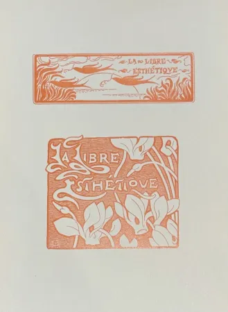 Linocut Rysselberghe - Le Libre Esthétique