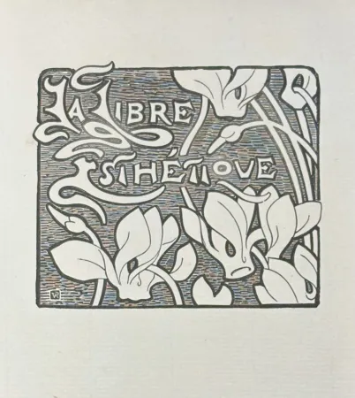 Linocut Rysselberghe - Le Libre Esthétique