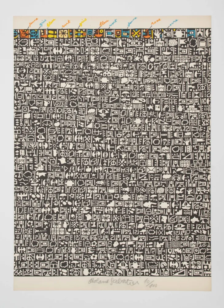 Lithograph Sabatier - Sans titre.