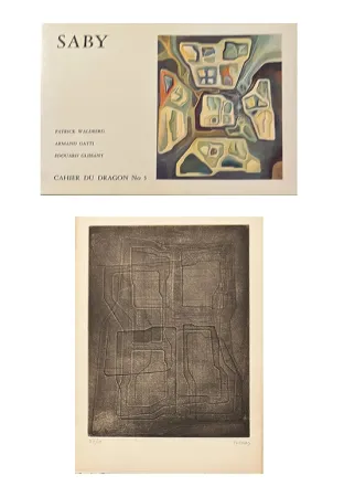 Illustrated Book Saby - Catalogue avec gravure originale signée