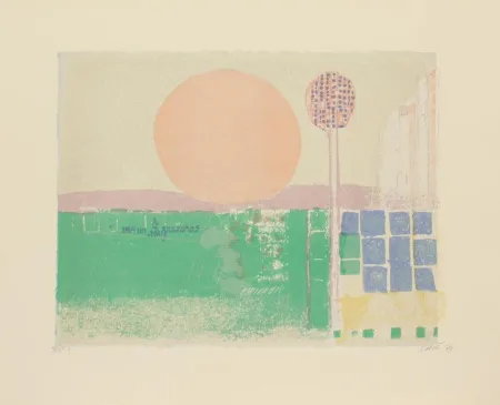 Lithograph Saetti - SEI MURI DI SAETTI