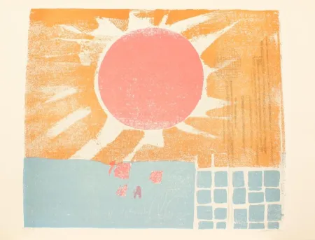 Lithograph Saetti - SEI MURI DI SAETTI