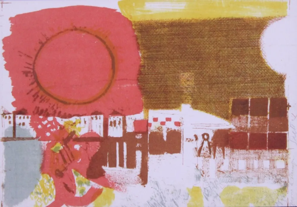 Lithograph Saetti - SENZA TITOLO