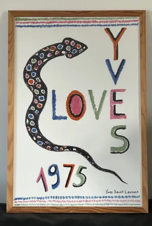 No Technical Saint Laurent - LOVE 1975