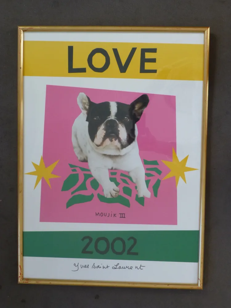 Poster Saint Laurent - Love 2002