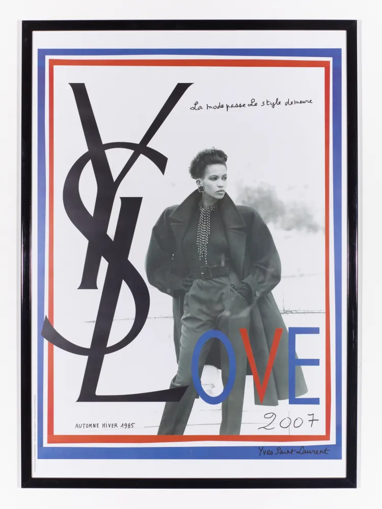 Poster Saint Laurent - LOVE 2007