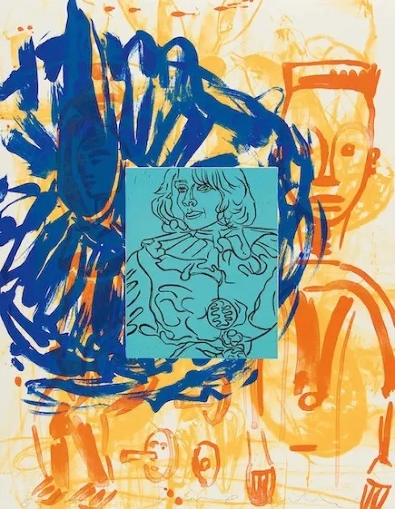 Lithograph Salle - Liveley Iris