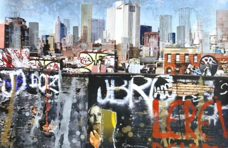 Etching Salzmann - New York Le rêve