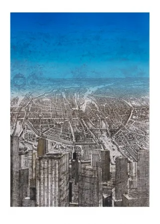 Etching And Aquatint Salzmann - Paris de la Défense