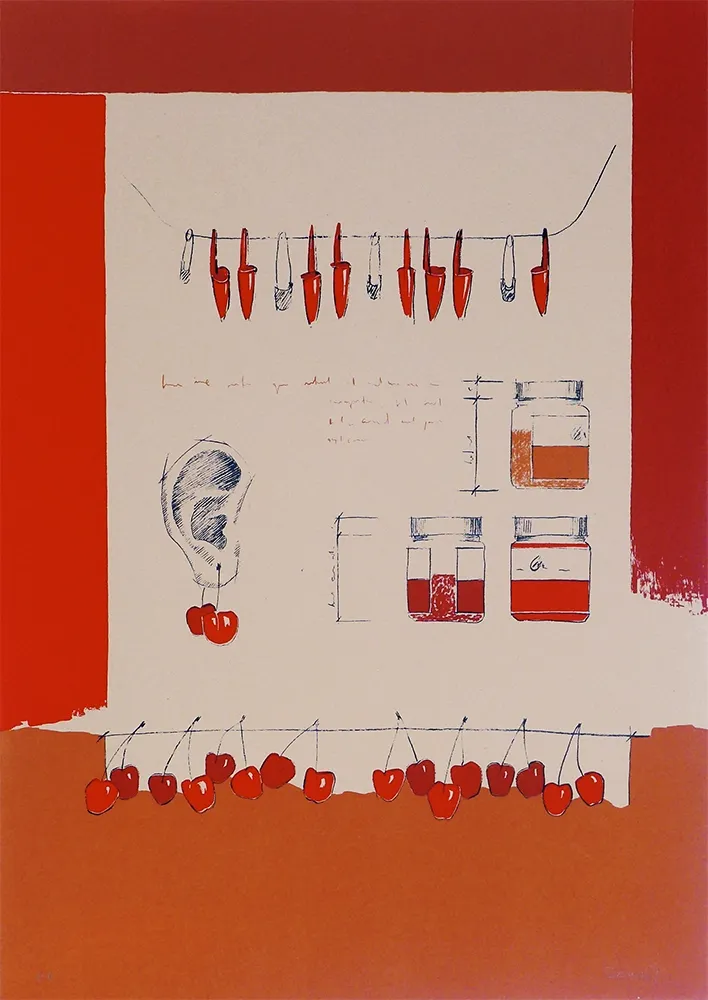 Screenprint Sampol - Cireres