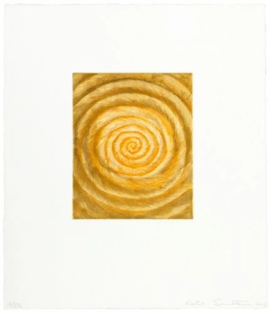 Etching Santibañez - La espiral caprichosa