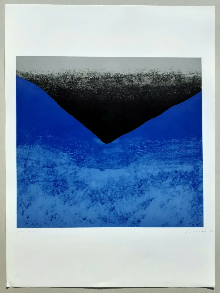 Lithograph Santomaso - Composizione