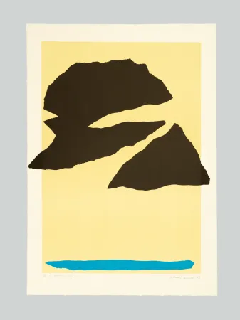 Lithograph Santomaso - Composizione