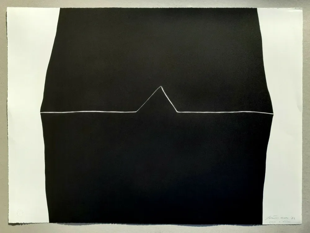 Lithograph Santomaso - Composizione