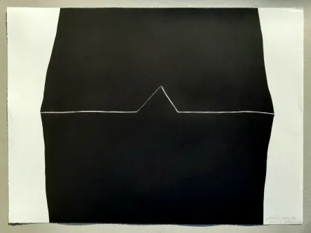 Lithograph Santomaso - Composizione