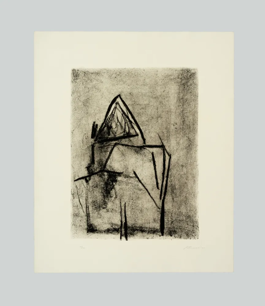 Etching Santomaso - Composizione