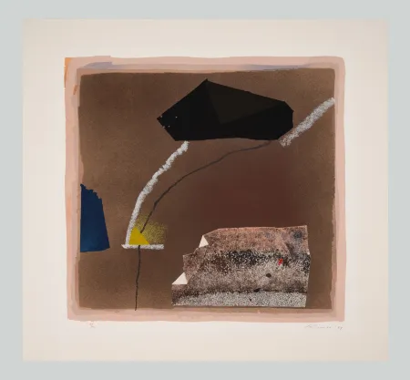 Screenprint Santomaso - Composizione