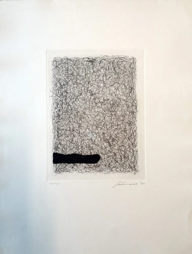 Engraving Santomaso - Composizione 2