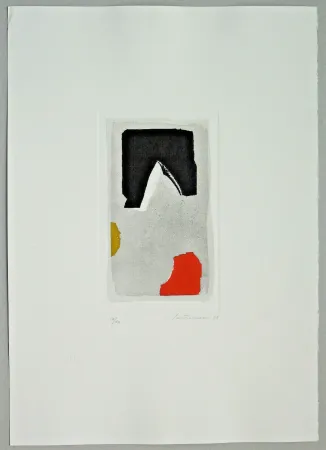 Etching Santomaso - Composizione (a)