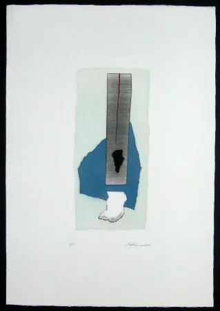 Etching Santomaso - Composizione (b)