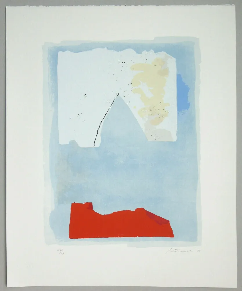 Etching Santomaso - Composizione (e)