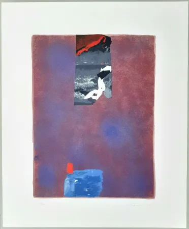 Etching Santomaso - Composizione tav. 2