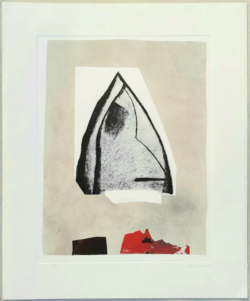 Etching Santomaso - Composizione tav. 3