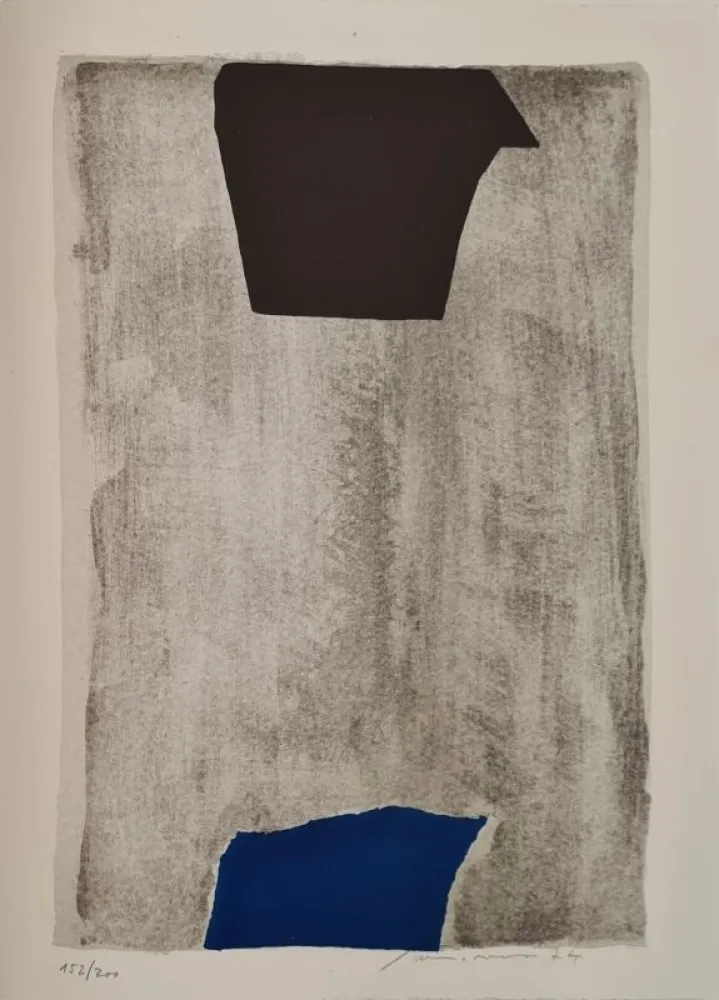 Lithograph Santomaso - Erker-Treffen 2