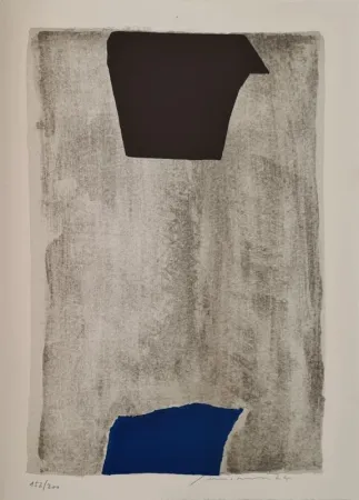 Lithograph Santomaso - Erker-Treffen 2