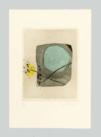 Etching Santomaso - Omaggio all'Ariosto