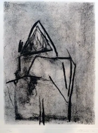 Etching And Aquatint Santomaso - Sans titre