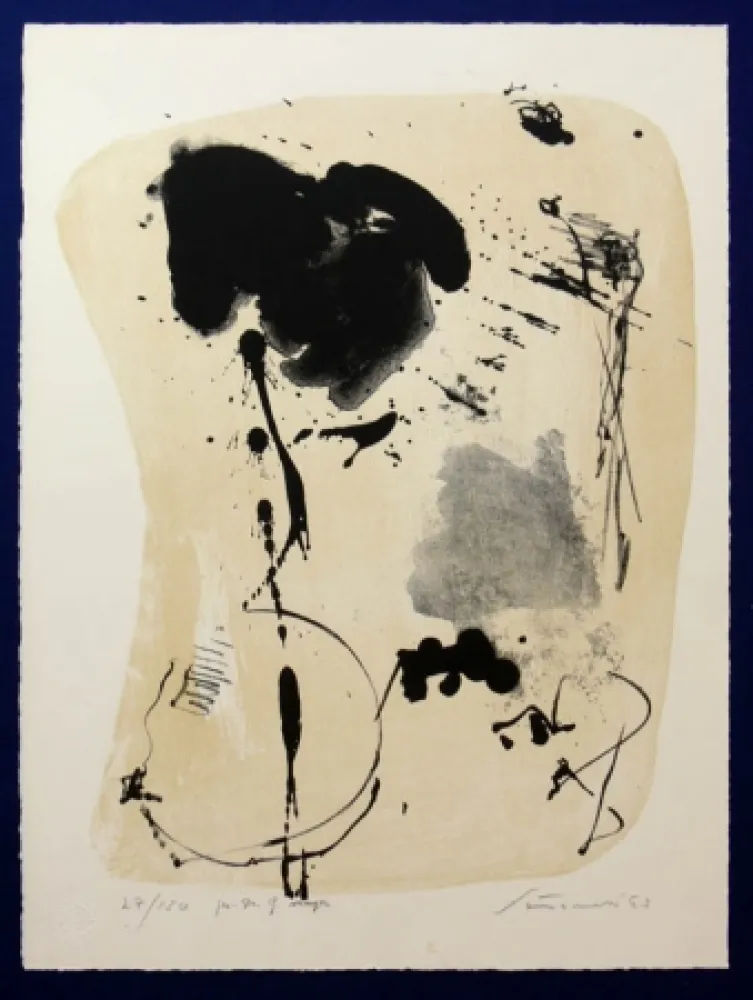 Lithograph Santomaso - Senza Titolo