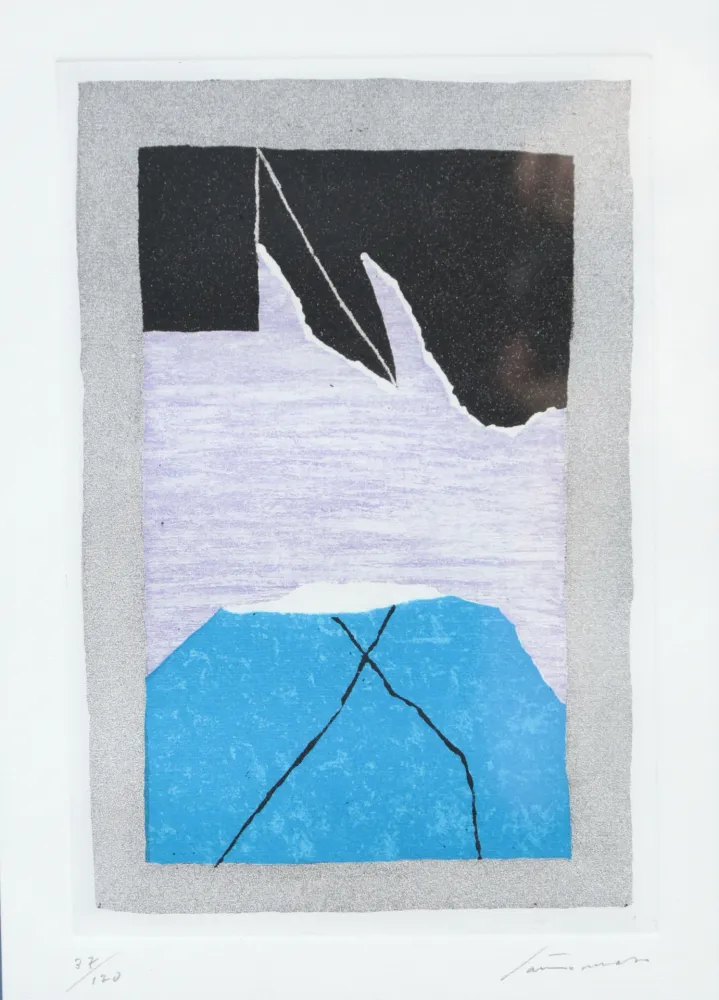 Aquatint Santomaso - SENZA TITOLO