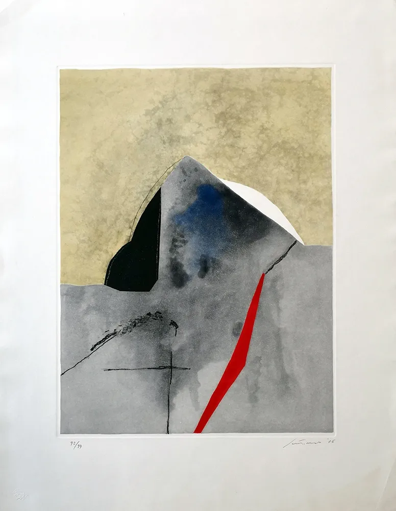 Etching And Aquatint Santomaso - Senza titolo 2
