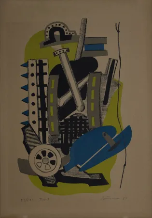 Lithograph Santomaso - Tav. 5