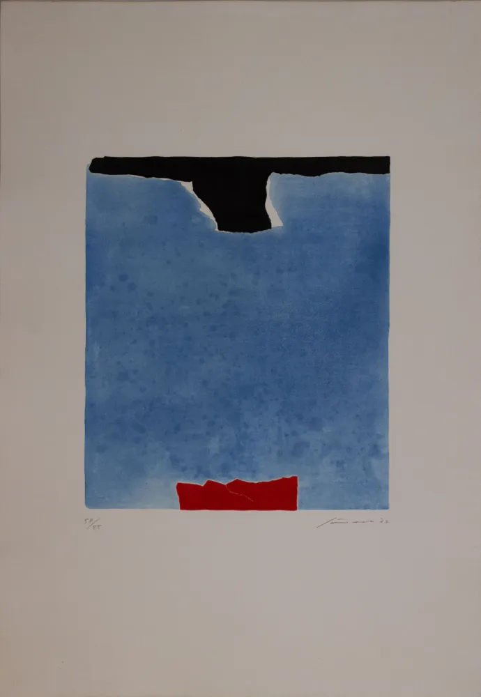 Etching And Aquatint Santomaso - Untitled