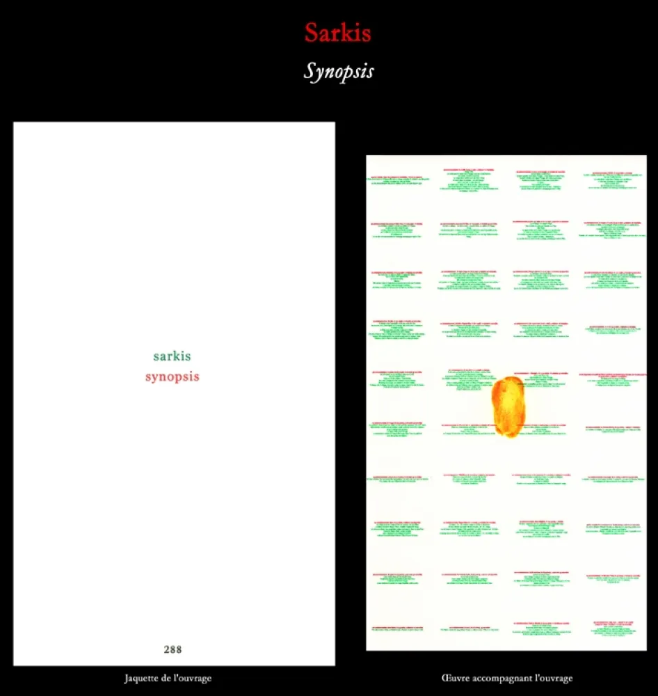 Illustrated Book Sarkis - L'Art en écrit 