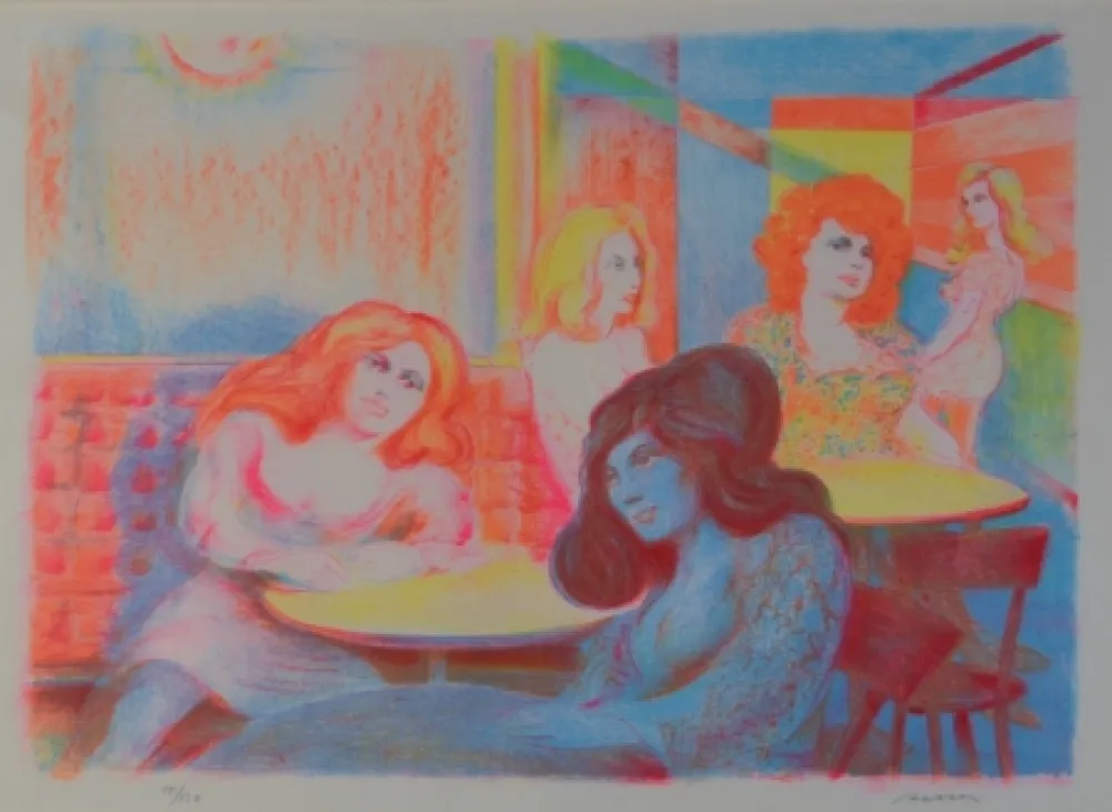 Screenprint Sassu - Senza titolo