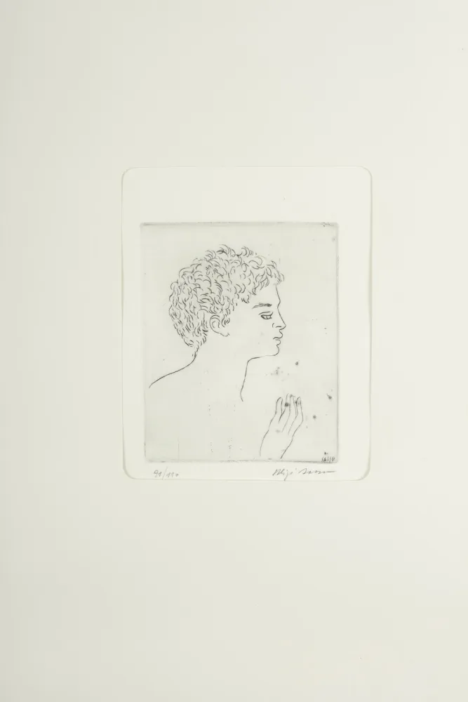 Drypoint Sassu - Testa di Argonauta