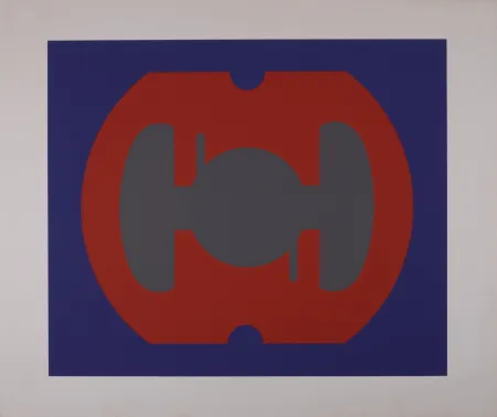 Screenprint Sato - Abstract Composition, c. 1970
