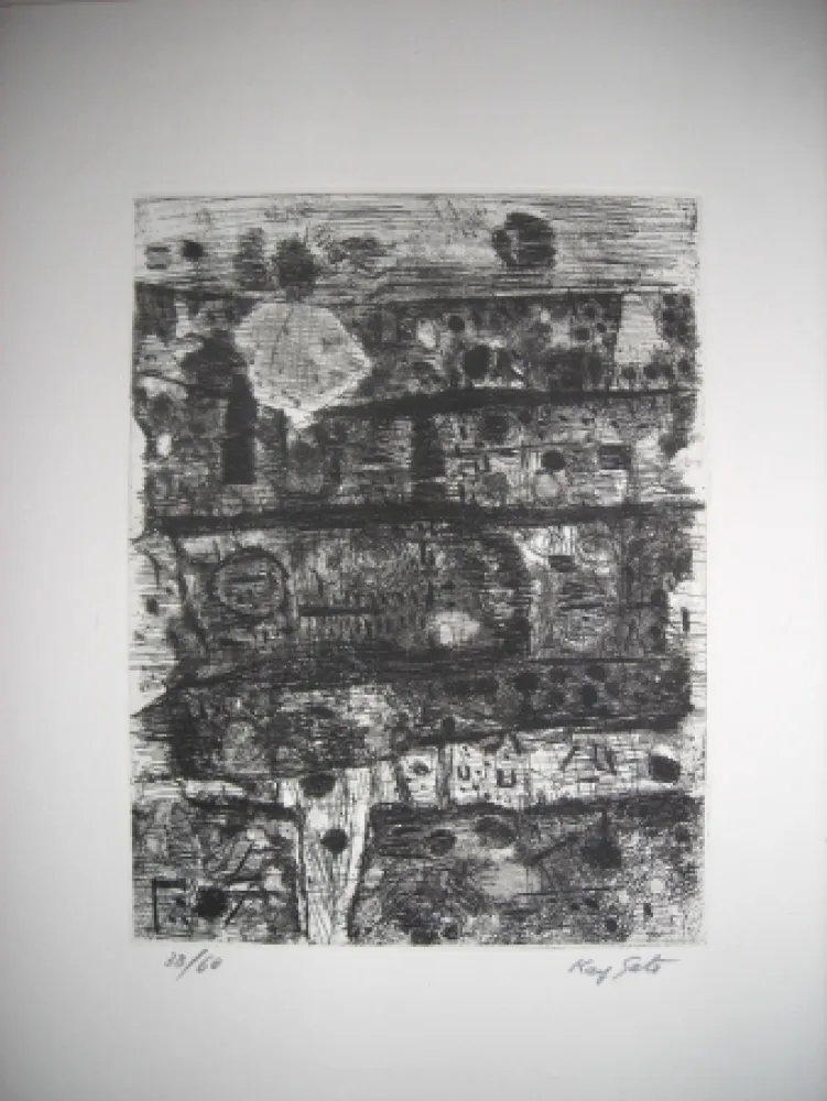 Engraving Sato - The international avant garde 2