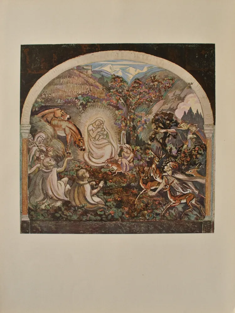 Etching Sauer - L'adoration des Bergers