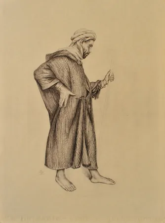 Etching Sauer - Le voyageur du désert