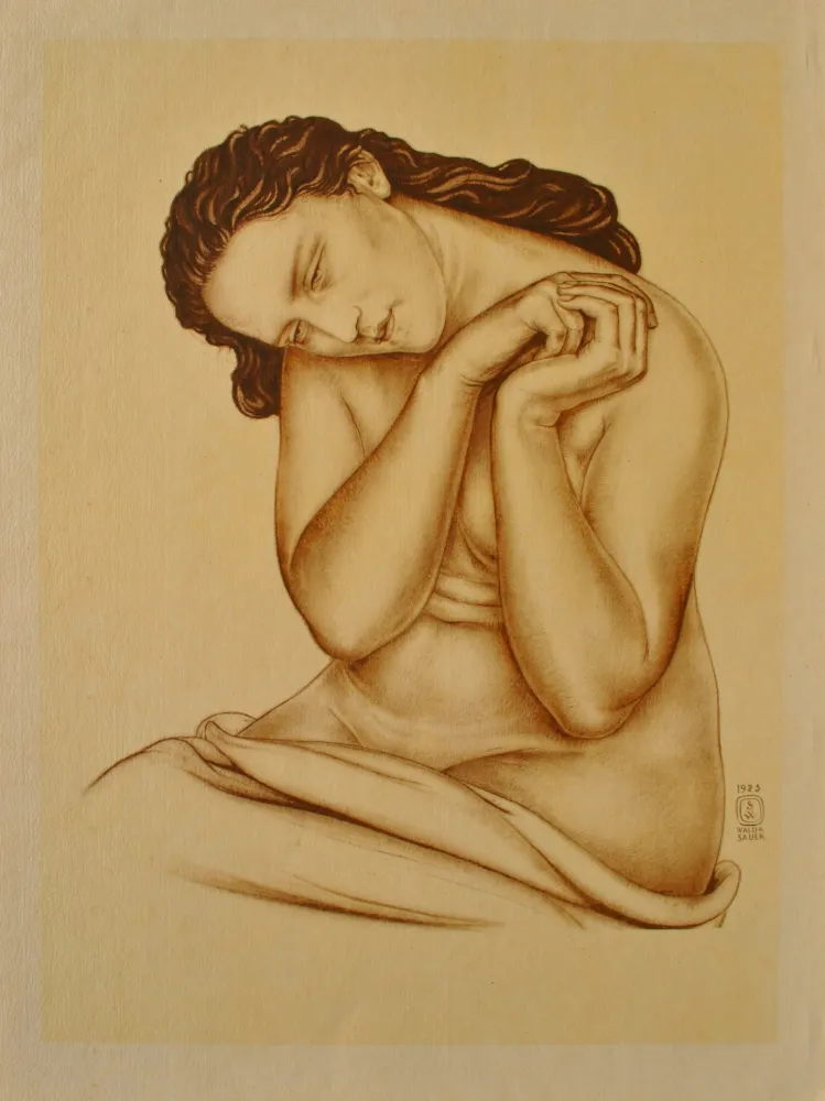 Etching Sauer - Modèle à la tête penchée