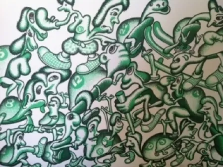 Lithograph Saul - Sans titre