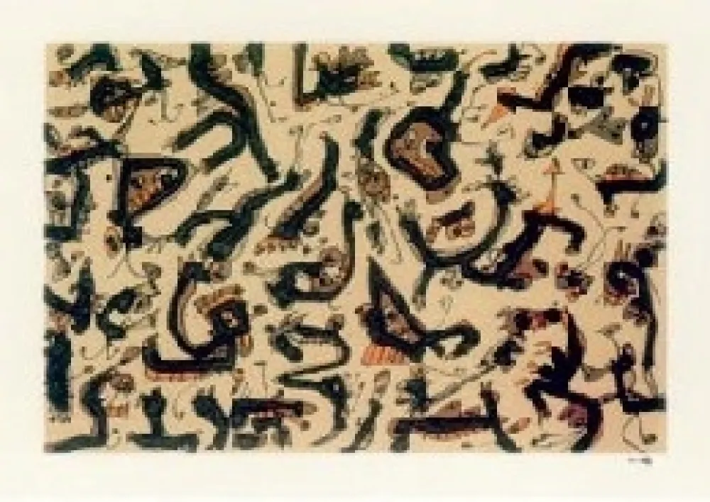 Lithograph Saura - Abierta 1