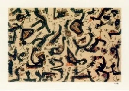 Lithograph Saura - Abierta 1