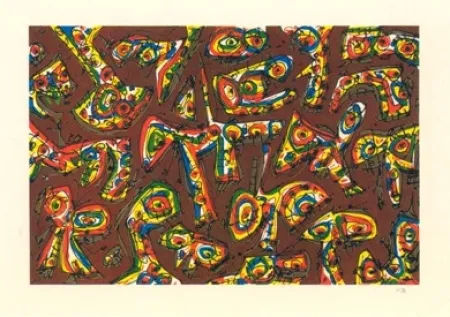 Lithograph Saura - Abierta 10