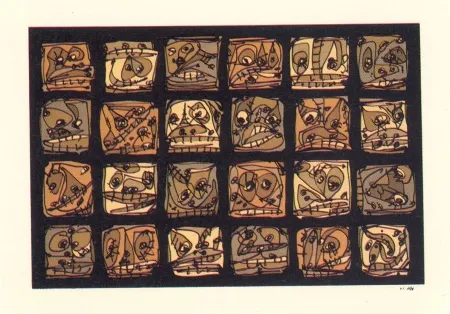 Lithograph Saura - Abierta 2